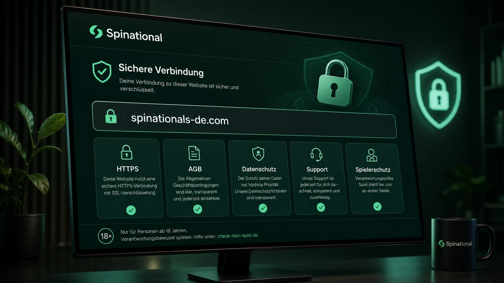 Offizielle Domain erkennen